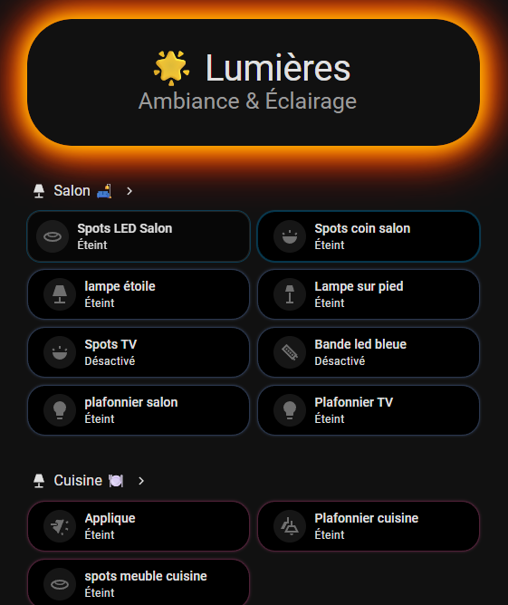 Éclairage intelligent